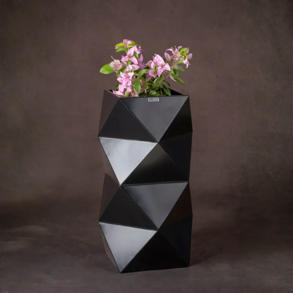 Edict Tall stainless steel floor planter — architectural statement — Elgiem