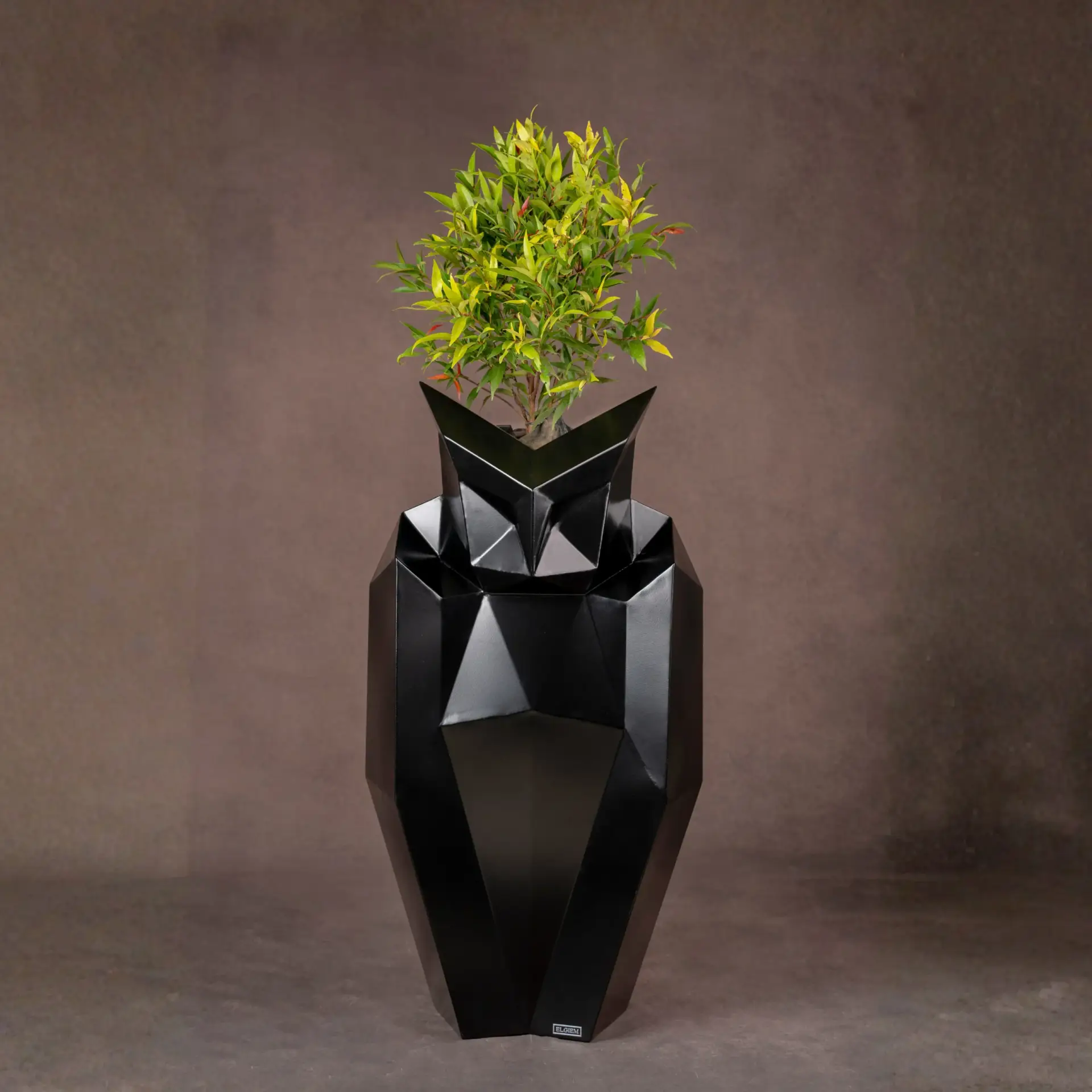 Home | Elgiem The Mystic Owl sculpted owl stainless steel luxury planter — Elgiem Elite Collections